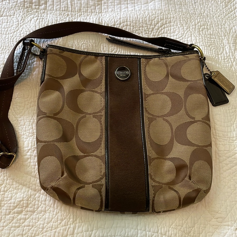 Coach Brown Cross Body Bag